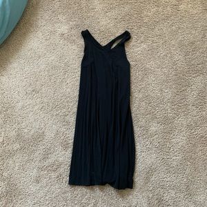 flowy black dress